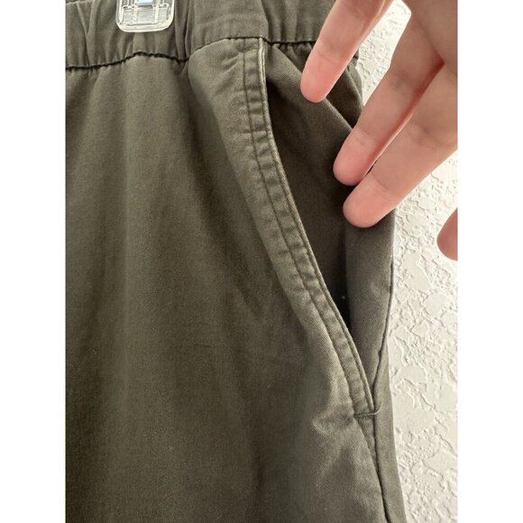 Old Navy Mens Slim Taper Built-In Flex Pull-On Chino Pants 3XL Army Green Casual - Picture 5 of 14
